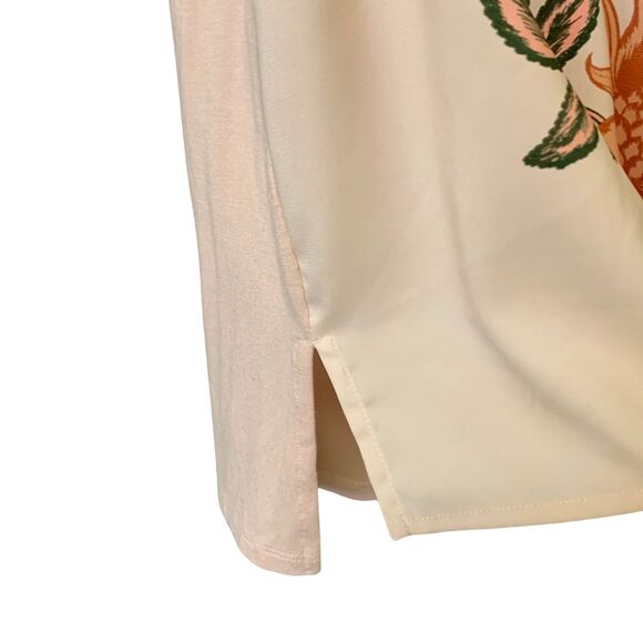 Vince Camuto Floral Print Blush Pink Sleeveless Top for Women Size XS - Picture 8 of 11